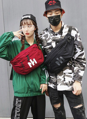 Men Blet Bag Multi Functional Chest Bags Banana Hip Purse