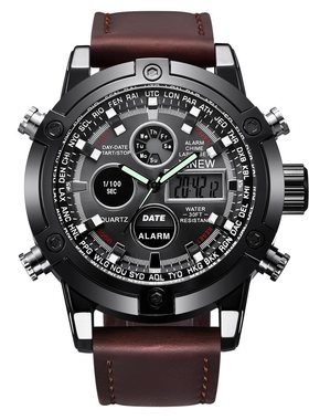 男表Men's watch man wrist watches calendar watch час