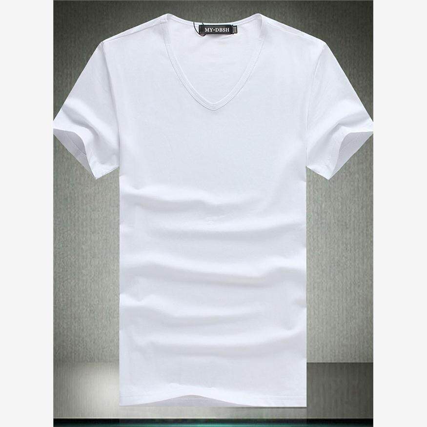 MenTShirt纯色T恤男短