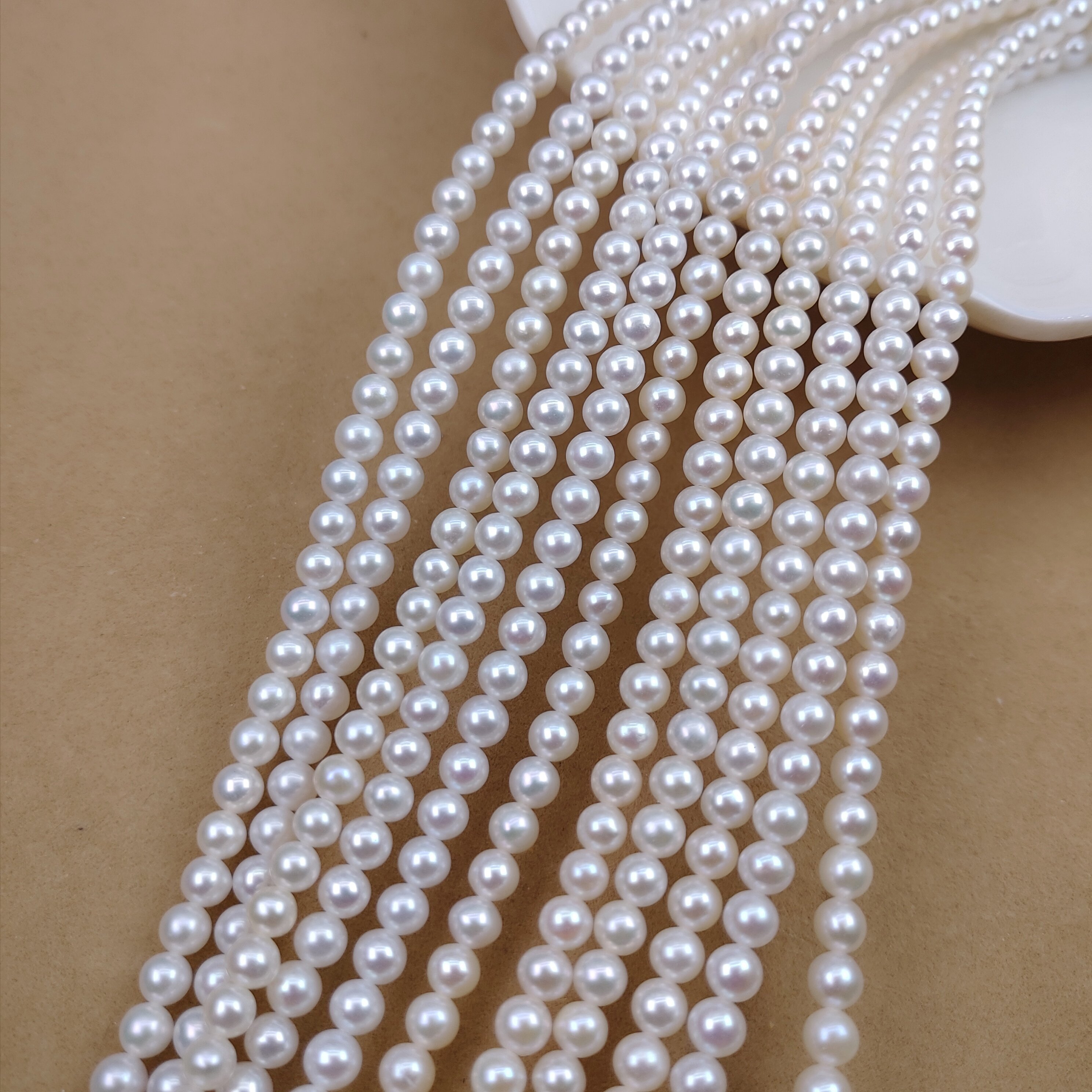 4-4.5强光圆珠白亮圆形天然淡水珍珠散珠diy手工项链手链饰品材料,珠宝/钻石/翡翠,裸珠,淘宝优惠券,粉丝福利购,淘宝优惠卷