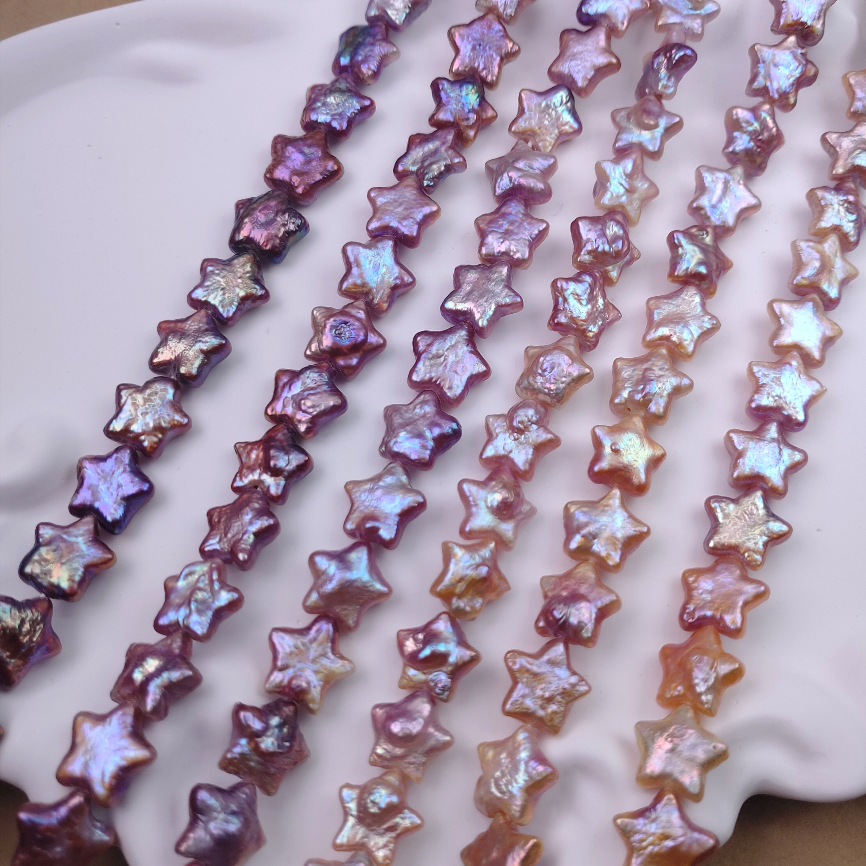 10-11mm炫彩五角星星天然淡水珍珠diy手工串珠项链手链饰品配件,珠宝/钻石/翡翠,裸珠,淘宝优惠券,粉丝福利购,淘宝优惠卷