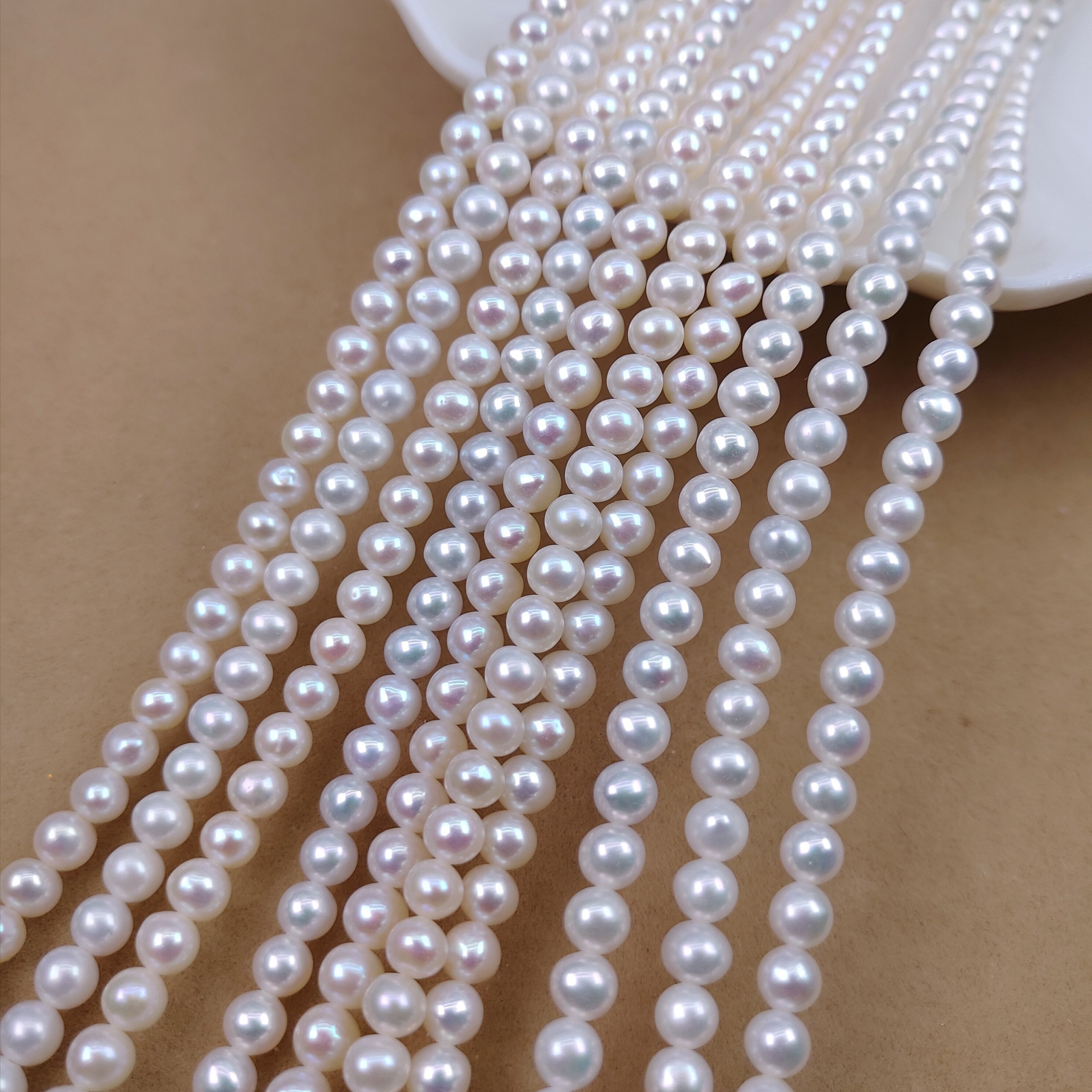 4.5-5强光近圆珠小米珠天然淡水珍珠散珠diy手工项链手链饰品材料,珠宝/钻石/翡翠,裸珠,淘宝优惠券,粉丝福利购,淘宝优惠卷