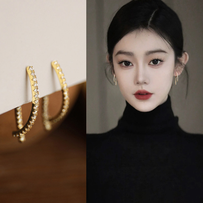 金色轻奢交叉蚊香盘耳夹无耳洞女独特绝美艺术生耳环日常简约耳饰,饰品/流行首饰/时尚饰品新,耳夹,淘宝优惠券,粉丝福利购,淘宝优惠卷