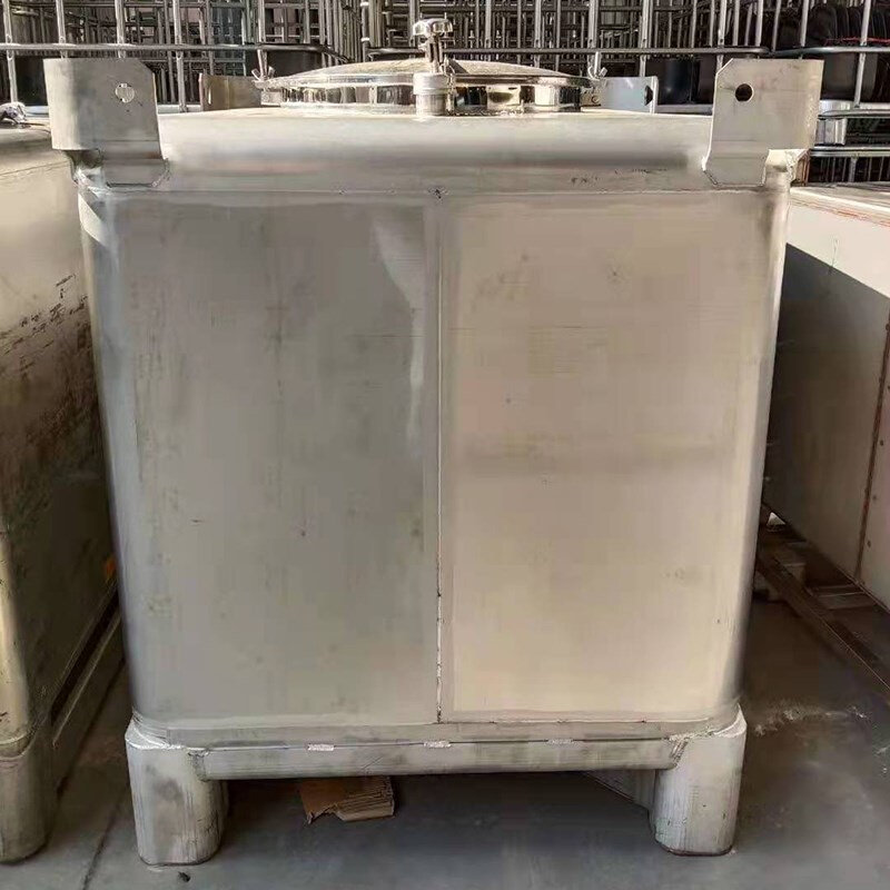 博雅304不锈钢吨桶不锈钢水箱储水罐方形化工桶油桶大号一吨100