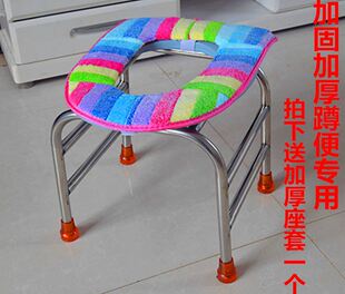 。加固防滑可折叠坐便椅老人孕妇坐便器家用蹲坑改移动马桶便携i.