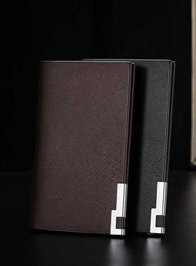 真软皮卡包男超薄卡夹精致高档名片夹简约卡包大容量多卡位个性包