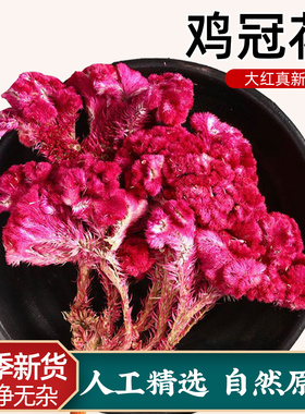 鸡冠花中药材500g正品新货红鸡冠花干花白色鸡冠花凤尾鸡髻鸡冠头