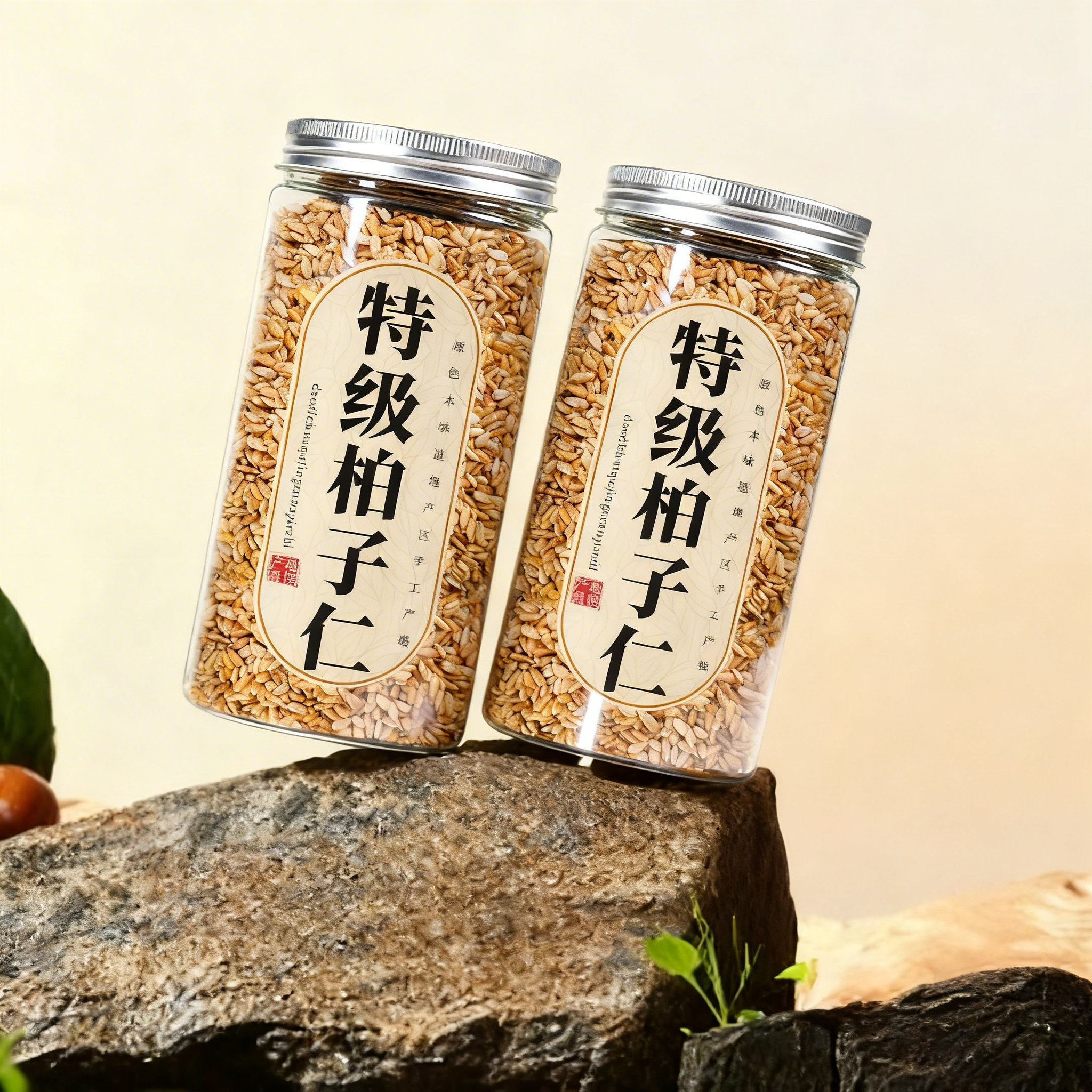 柏子仁中药材野生正品级特柏籽仁柏实柏泡茶泡水喝非粉炒柏子仁茶