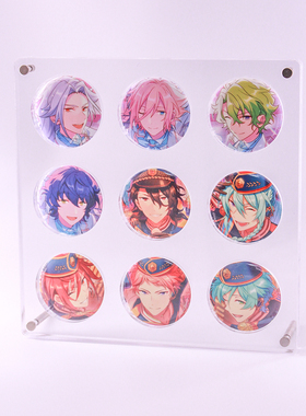 谷的Time 现货 徽章吧唧砖相框 58 75mm 谷美收纳展示亚克力支架