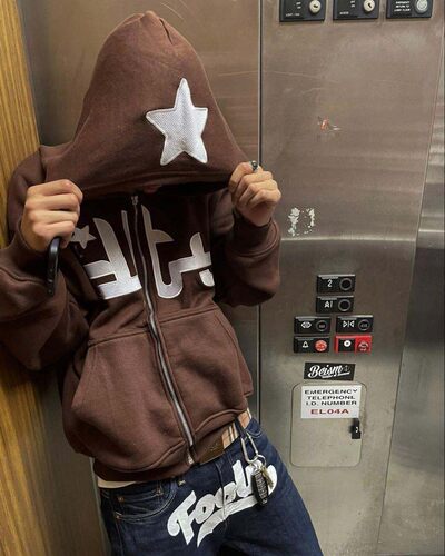Cardigan High Street Casual Metal Zip Jacket休闲金属拉链外套