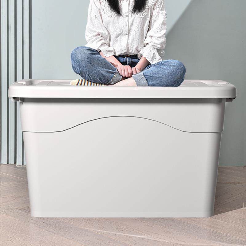 特大号收纳箱家用加厚塑料整理筐衣服衣物超大容量储物盒搬家箱常