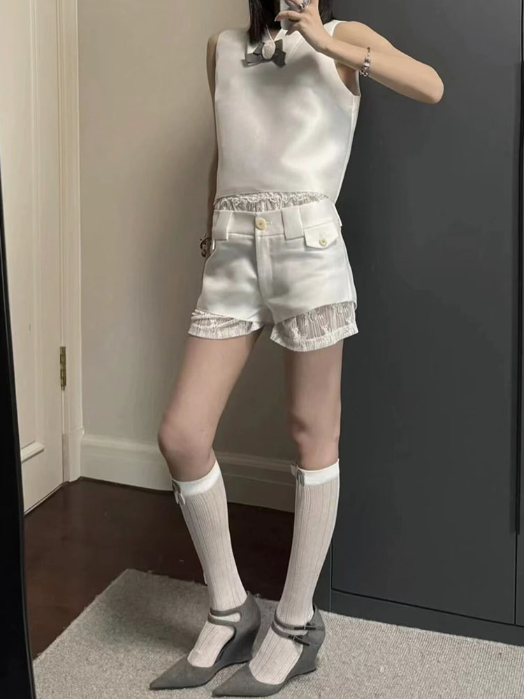 张婧仪同款上衣marchen背心