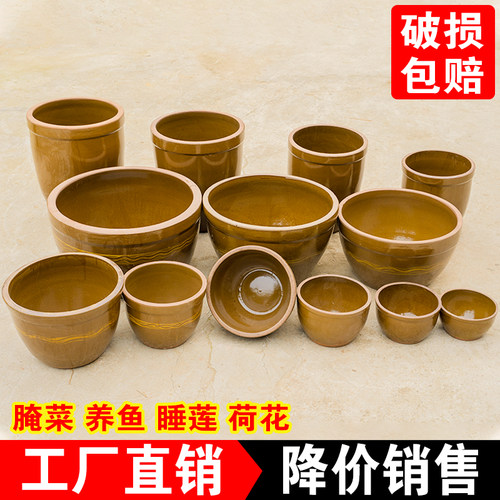水缸家用储水用老式花盆荷花缸