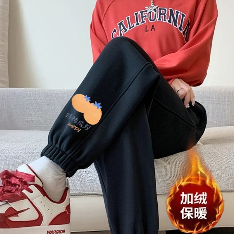 加绒加厚运动裤女冬季2026新款灯笼裤宽松显瘦百搭时尚休闲女裤子,女装/女士精品,休闲裤,淘宝优惠券,粉丝福利购,淘宝优惠卷