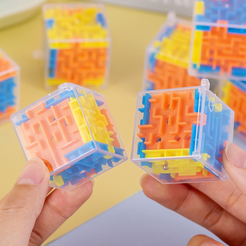 早教益智迷宫玩具 迷宫球 儿童3d走珠迷宫旋转益智魔方