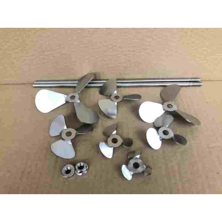 分散桨 三叶片 搅拌棒 搅拌杆 分散盘 搅拌机器  304不锈钢  实验