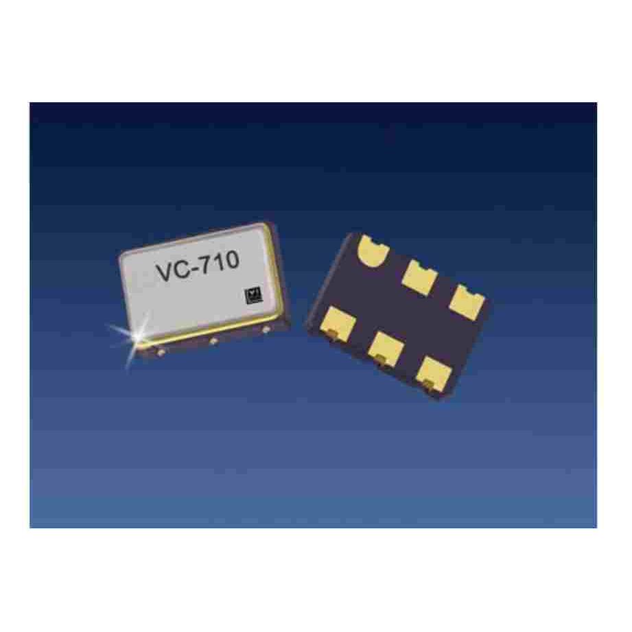 VC710DFFGFL 贴片VCXO压控飞秒晶振122.88MHZ LVPECL3.3V 122.88M