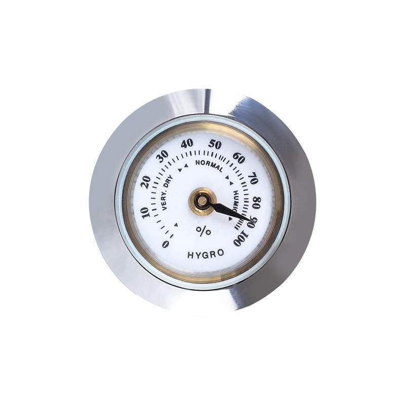 迷你雪茄湿度计高精度雪茄盒吉他琴盒湿度表雪茄管专用金属机械