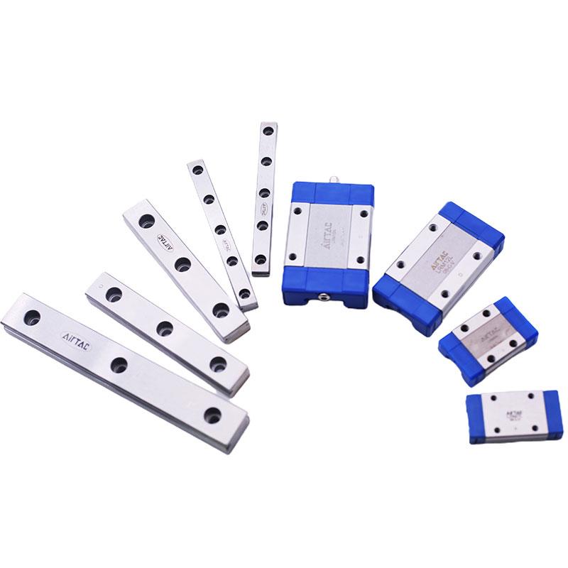 亚德客直线导轨滑块滑台微型滚柱轴承导轨LRM5/7/9/12/15NL BK BL