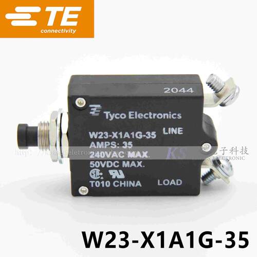Tyco TE W23-X1A1G-35 35A 7-1393246-6 UL CSA 1-50Amps 断路器