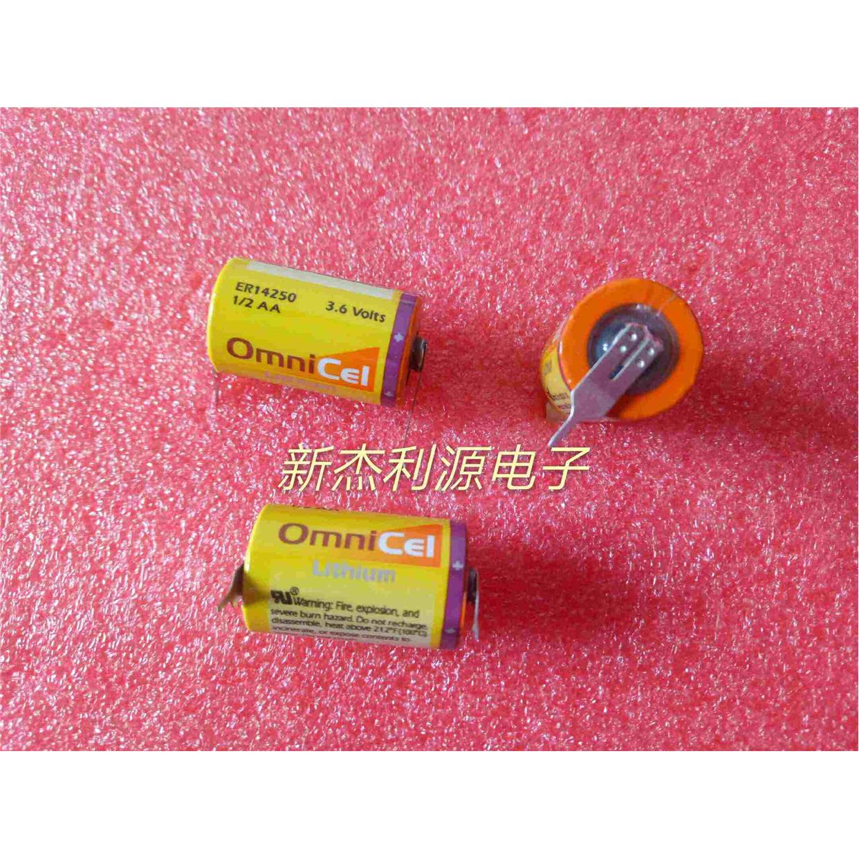 ER14250 1/2AA 3.6V北美Omnicel带焊脚智能电表设备仪器PLC锂电池