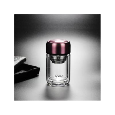 日式150ml口袋小水杯100ml女便携玻璃杯小容量迷你茶杯双层玻璃杯