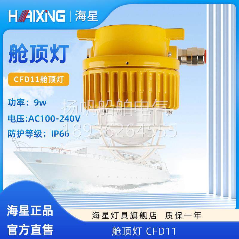 海星灯具海星海事船用LED铝合金防爆舱顶灯CFD11