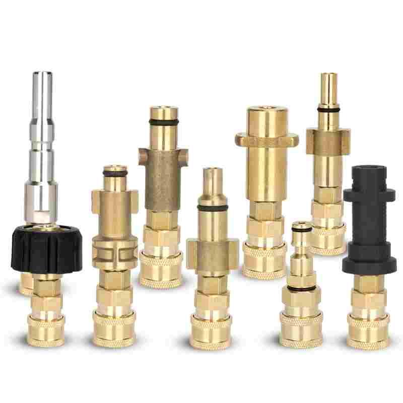 凯驰亿力莫甘娜高压清洗机洗车机水枪头转换接头PA泡沫壶连接器