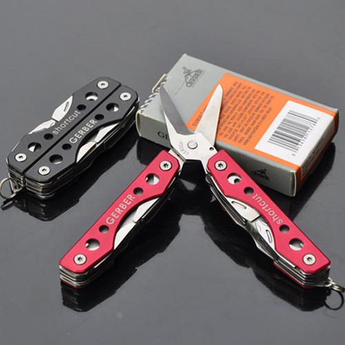 BG原装多功能工具便携组合装备EDC剪刀 小刀镊子Clutch Mini Tool