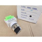 PBC Y090 11X21 LAY7 20X31两档三段自锁按钮 两段选择旋钮开关
