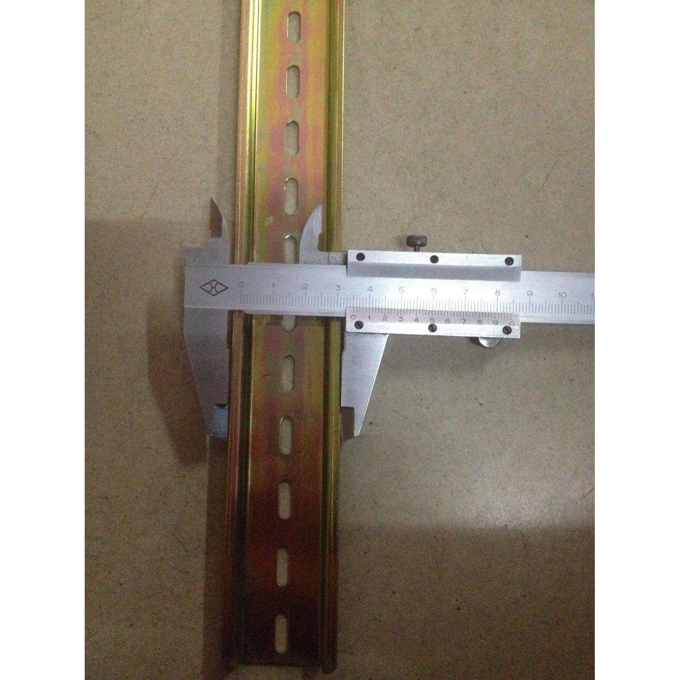 铁件C45空开小型断路器导轨0.8接触器外卡挡片导轨0.8宽35MM 1米