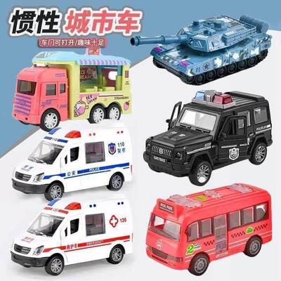 top toys hot car Police car tank car simulation city car Mal