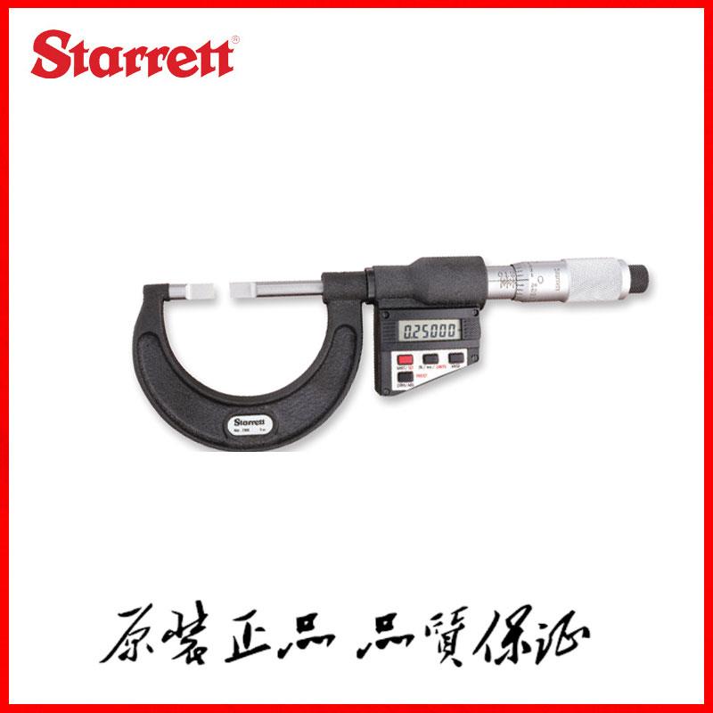 施泰力 Starrett 刀片式数显外径千分尺786MEP-25 叶片千分尺
