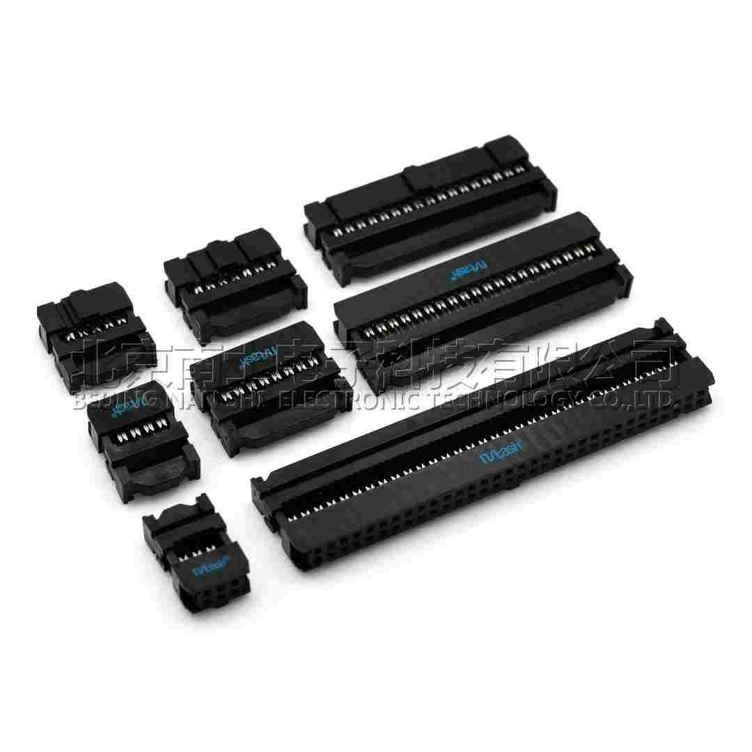 精工南士压线头排线头FC-6/8/10/14/16/20P/26/40P牛角插头2.54MM