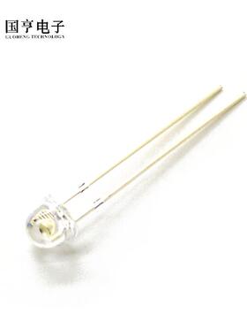 5MM F5 LED发光二极管 草帽白发粉红 高亮粉红