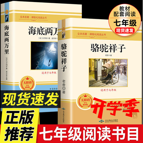 骆驼祥子+海底两万里七年级