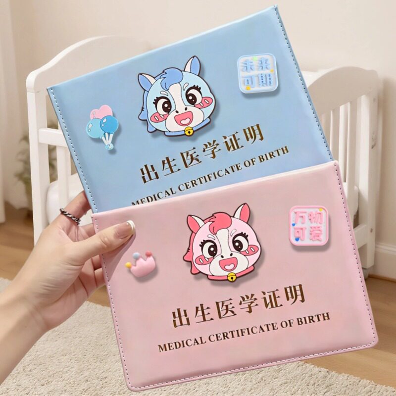 2026马宝宝可爱出生证保护套