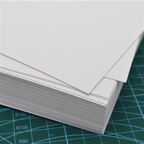 包邮白卡纸250-400克白卡纸设计用模型纸DIY手工绘画纸4开半开