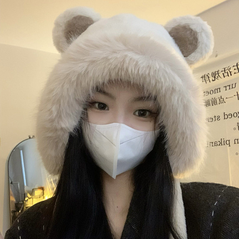 雷锋帽户外可爱女冬季保暖