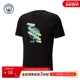 曼城足球文化系列徽标印花T恤PUMA彪马成人短袖 T恤