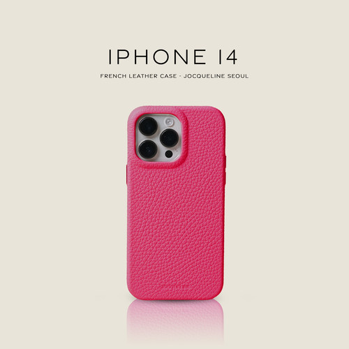 iPhone14系列 按键款 JOCQUELINE法国进口皮革手机壳Ⅱ