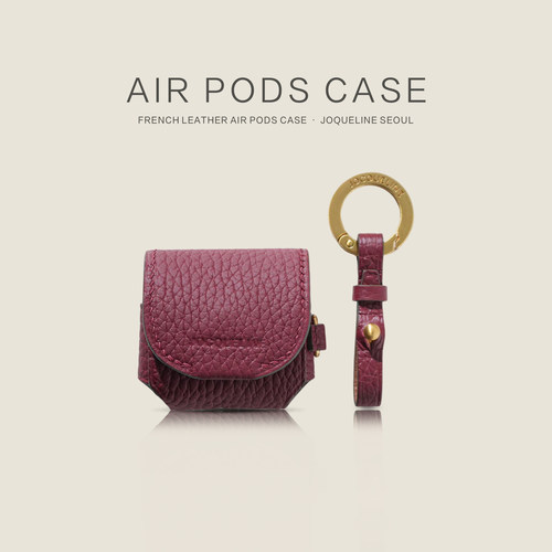 JOCQUELINE 法国进口皮革 全手工 耳机包Air Pods 4
