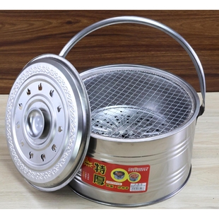 木炭烤火盆炭盆家用烤火炉子烧火盆炭火盆取暖农村碳盆炭炉子室内