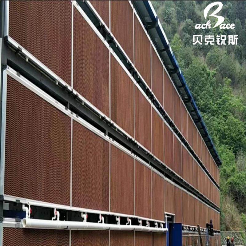 水帘墙降温湿帘纸芯养殖大棚专用风机水帘猪场鸡舍铝合金降温系统