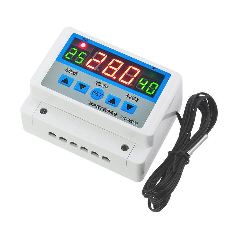 数字温控器XH-W3103温控开关自动温度控制器可调温度12V24V220V