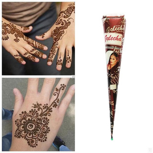 1Pcs Indian Henna Tattoo Paste Cone Body Paint  Temporary
