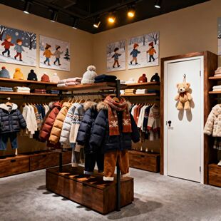 【玛堡丽9881】儿童秋冬新款净版POLO[YR]双面外套120-160 44-54