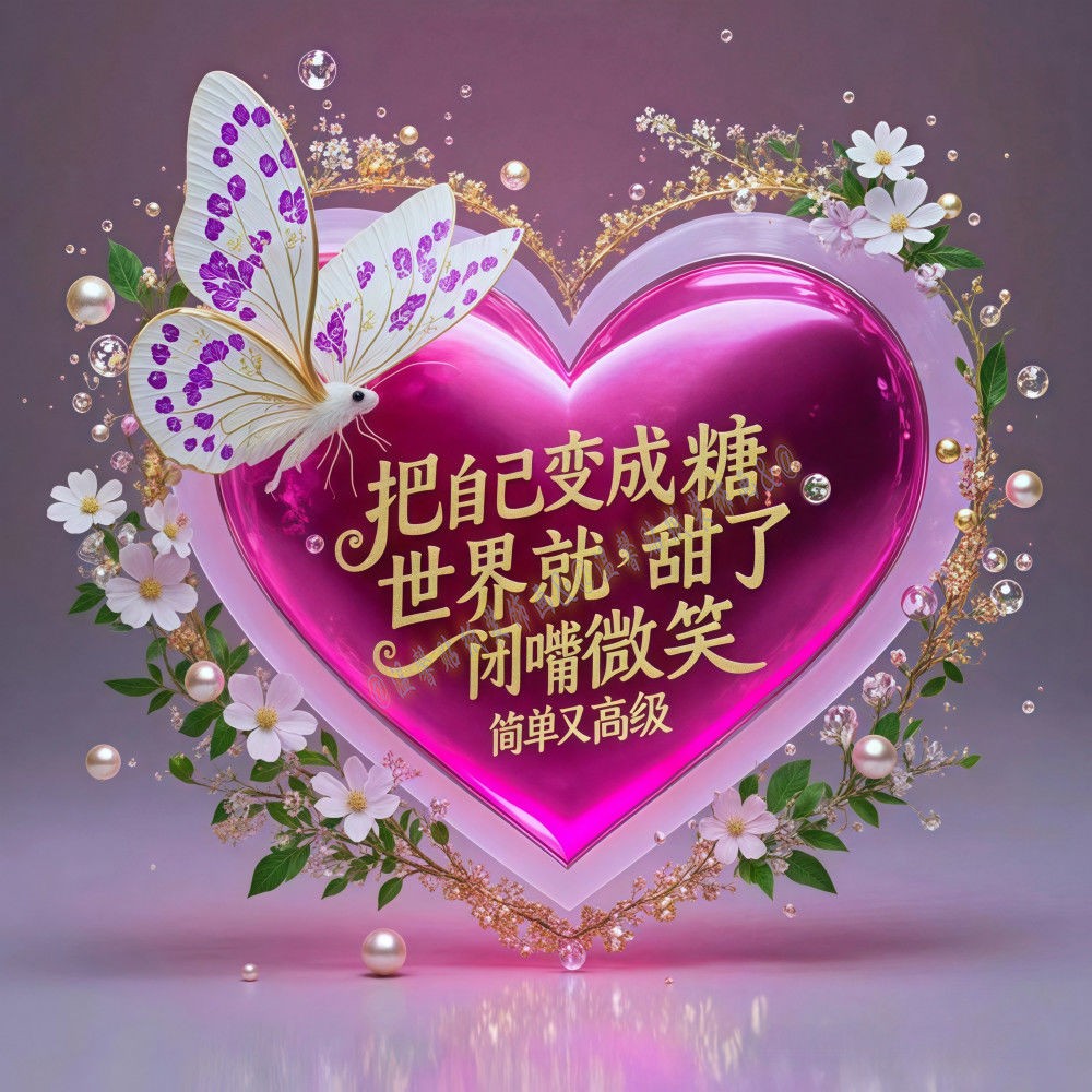 创意心形治愈文字类自粘贴画客厅卧室出租房墙面装饰海报遮瑕美痕