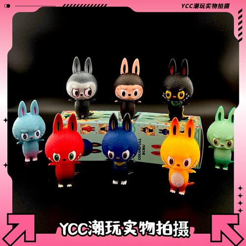 龙家升招财zimomo小雀斑盲盒拉布布鬼忍公仔摆件潮流手办生日礼物