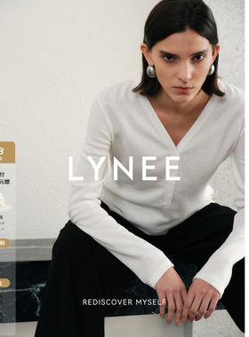 LYNEE x TORIL【雨露】夏季亚麻混纺白色T恤 V领/圆领/汤勺领上衣